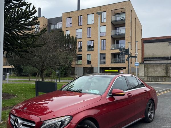 Mercedes-Benz C-Class Saloon, Diesel, 2019, Red
