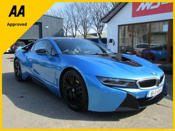 BMW i8 Coupe, Petrol Plug-in Hybrid, 2016, Blue