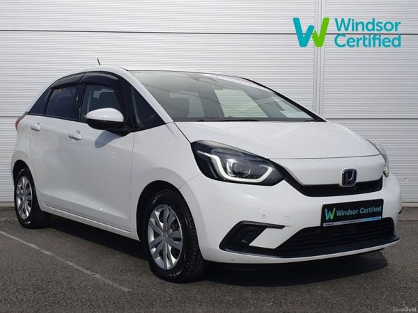 Honda Fit Hatchback, Petrol Hybrid, 2020, White