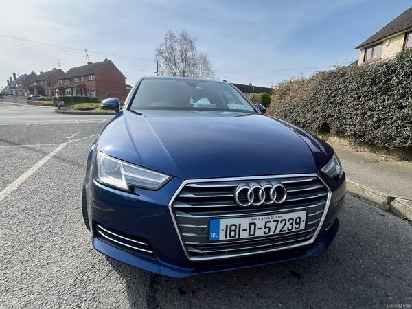 Audi A4 Saloon, Diesel, 2018, Blue