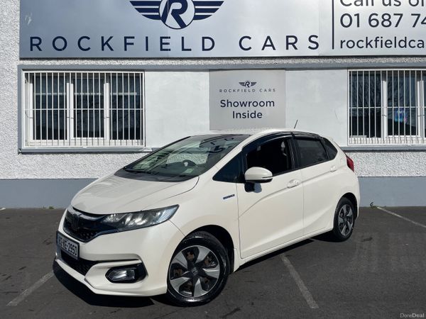 Honda Fit Hatchback, Petrol Hybrid, 2018, White
