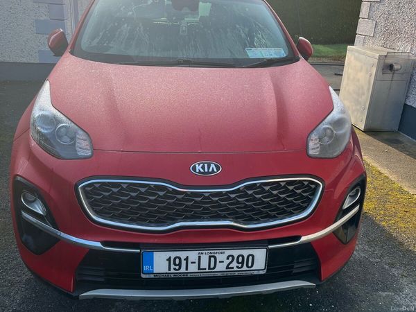 Kia Sportage SUV, Diesel, 2019, Red