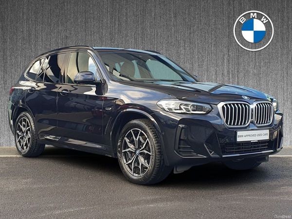 BMW X3 SUV, Petrol Plug-in Hybrid, 2022, Black