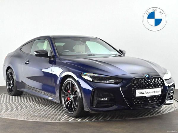 BMW 4-Series Coupe, Diesel Hybrid, 2023, Blue