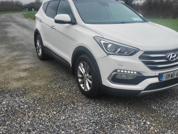 Hyundai Santa Fe SUV, Diesel, 2017, White