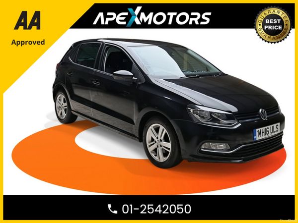 Volkswagen Polo Hatchback, Diesel, 2016, Black