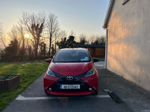 Toyota Aygo Hatchback, Petrol, 2018, Red