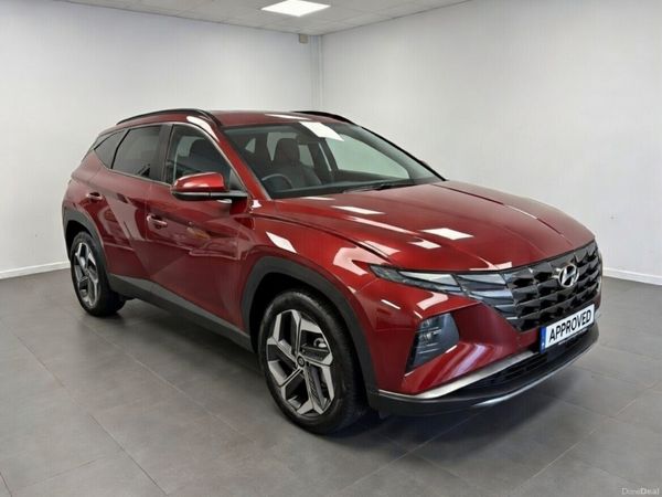 Hyundai Tucson SUV, Petrol Hybrid, 2022, Red