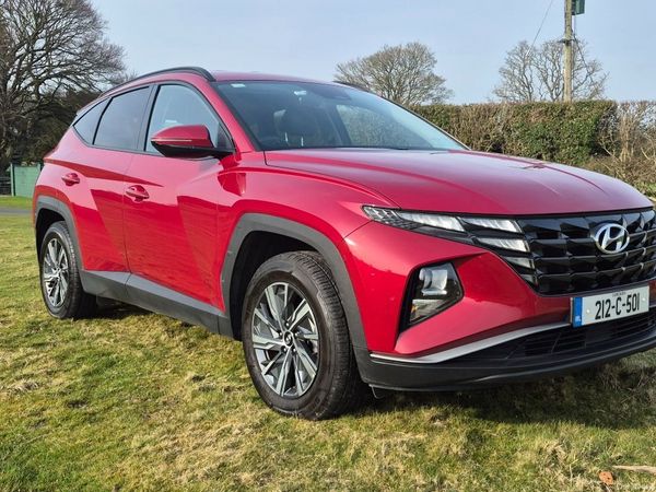 Hyundai Tucson SUV, Petrol Hybrid, 2021, Red
