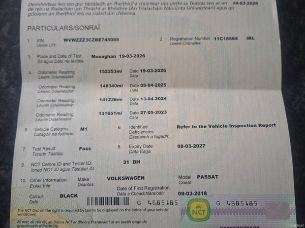 Volkswagen Passat Coupe, Diesel, 2011, Black