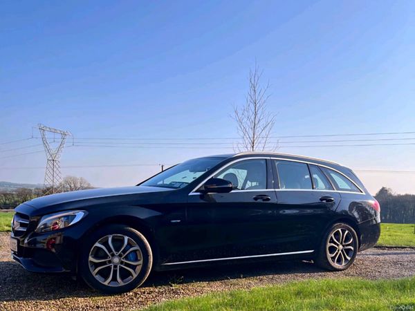 Mercedes-Benz C-Class Estate, Petrol Plug-in Hybrid, 2016, Black