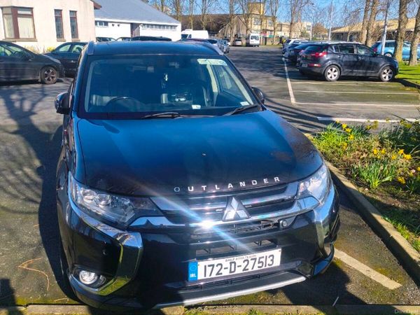 Mitsubishi Outlander SUV, Petrol Plug-in Hybrid, 2017, Black