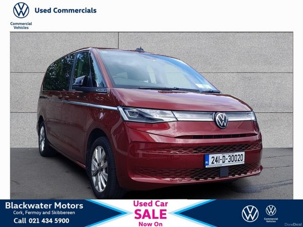 Volkswagen Multivan Van, Petrol Plug-in Hybrid, 2024, Red