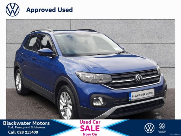 Volkswagen T-Cross SUV, Petrol, 2022, Blue