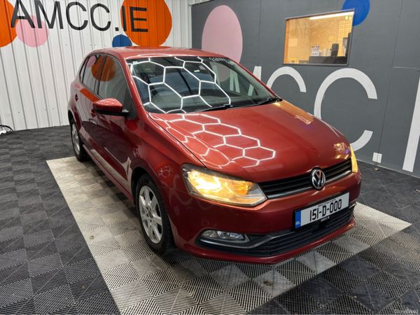 Volkswagen Polo Hatchback, Petrol, 2015, Red
