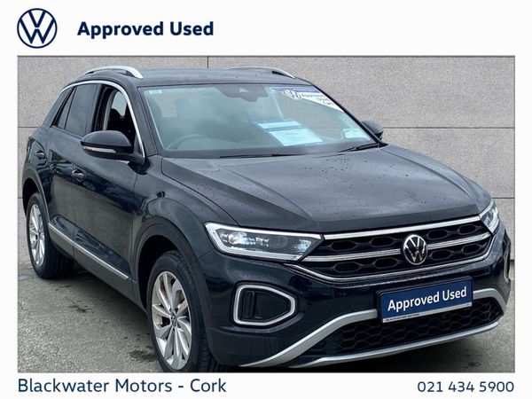 Volkswagen T-Roc SUV, Petrol, 2022, Black