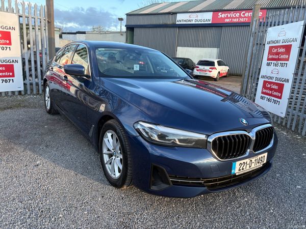 BMW 5-Series Saloon, Diesel, 2022, Blue