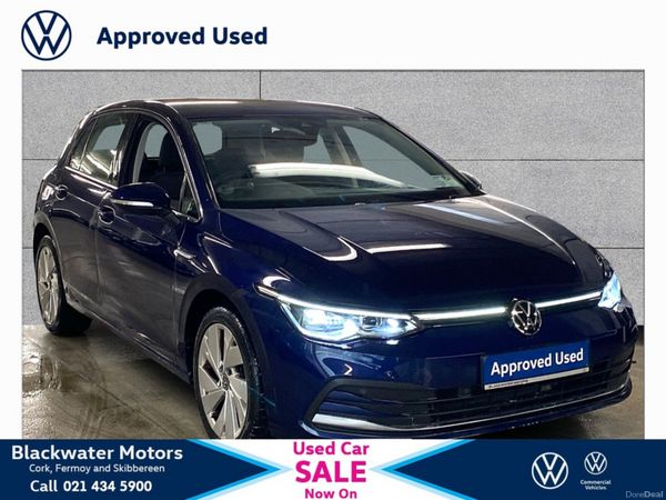 Volkswagen Golf Estate, Petrol Hybrid, 2021, Blue