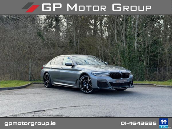 BMW 5-Series Saloon, Petrol Plug-in Hybrid, 2021, Blue