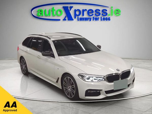 BMW 5-Series Estate, Diesel, 2017, White