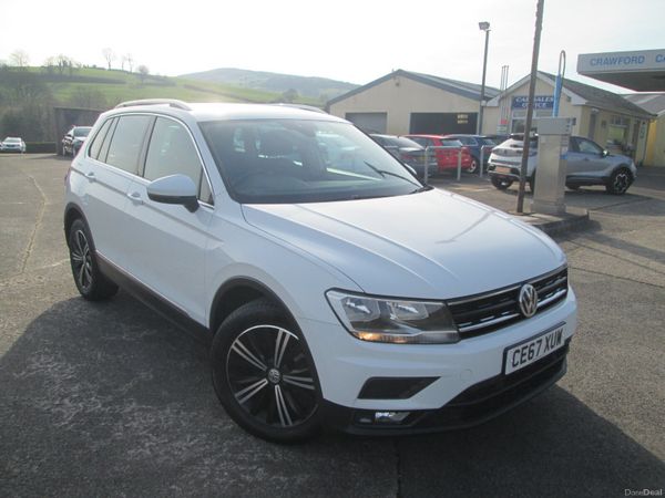 Volkswagen Tiguan SUV, Diesel, 2017, White