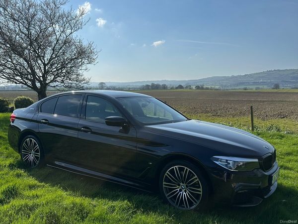BMW 5-Series Saloon, Petrol Plug-in Hybrid, 2019, Black