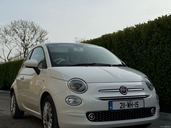 Fiat 500 Hatchback, Petrol, 2021, White