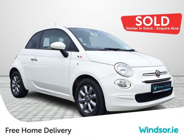 Fiat 500 Hatchback, Petrol, 2019, White