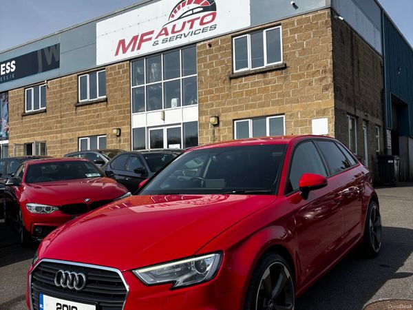 Audi A3 Hatchback, Diesel, 2019, Red