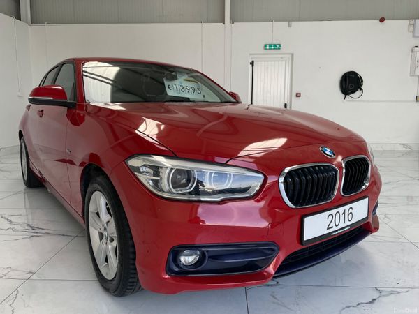 BMW 1-Series Hatchback, Diesel, 2016, Red
