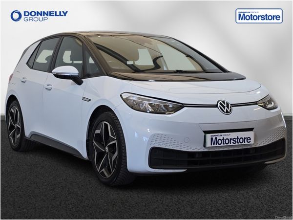 Volkswagen ID.3 Hatchback, Electric, 2021, White