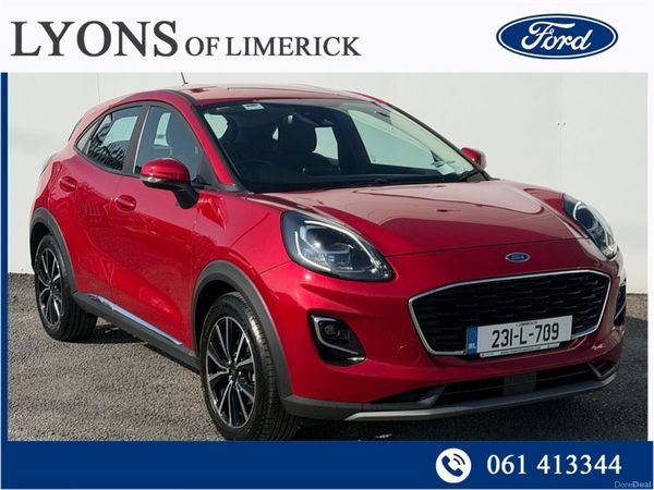 Ford Puma MPV, Petrol Hybrid, 2023, Red