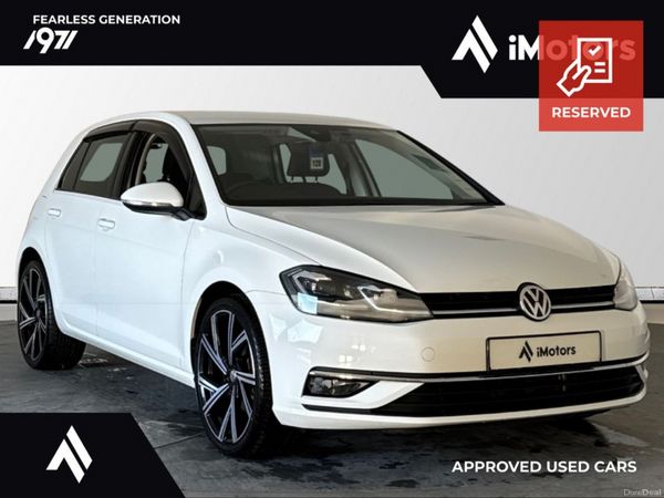 Volkswagen Golf Hatchback, Petrol, 2018, White