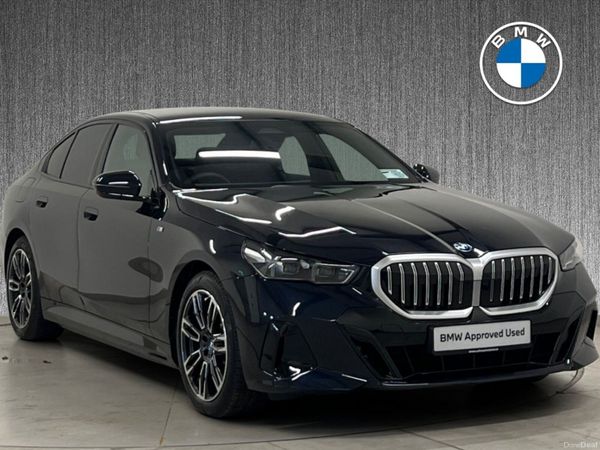 BMW 5-Series Saloon, Petrol Plug-in Hybrid, 2025, Black