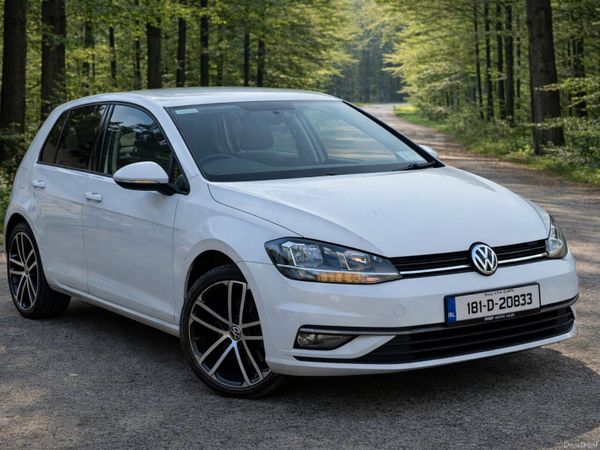 Volkswagen Golf Hatchback, Diesel, 2018, White