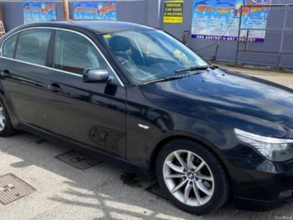 BMW 5-Series Saloon, Diesel, 2008, Black
