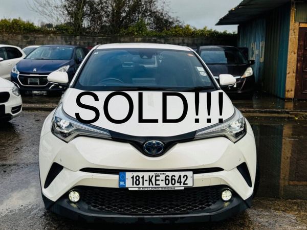 Toyota C-HR Hatchback, Petrol Hybrid, 2018, White