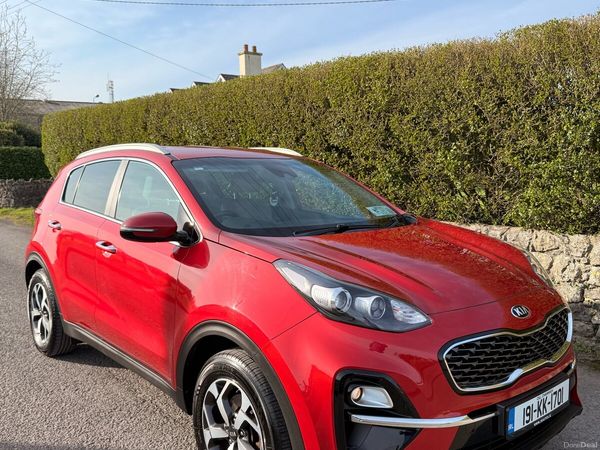 Kia Sportage SUV, Diesel, 2019, Red