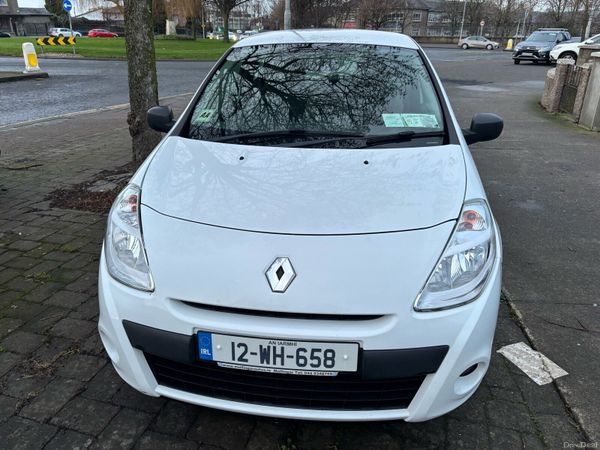 Renault Clio Hatchback, Ethanol Petrol, 2012, White