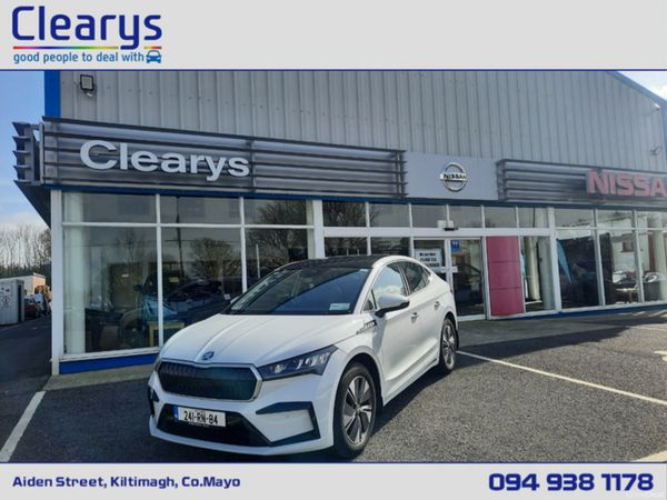 Skoda Enyaq Hatchback, Electric, 2024, White