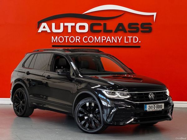 Volkswagen Tiguan Estate, Petrol Plug-in Hybrid, 2024, Black