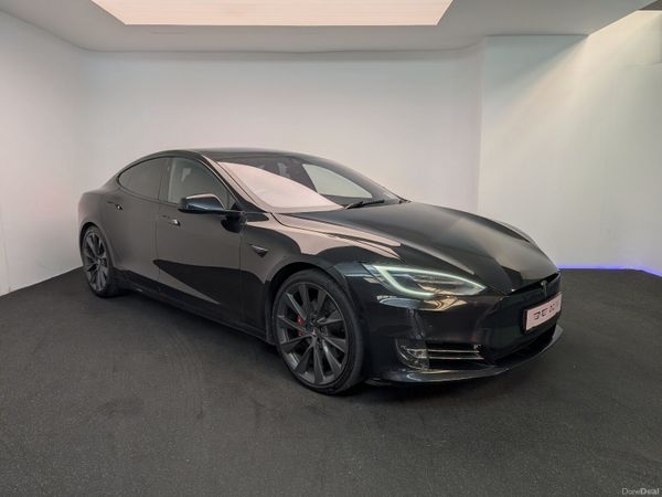 Tesla Model S Hatchback, Electric, 2020, Black