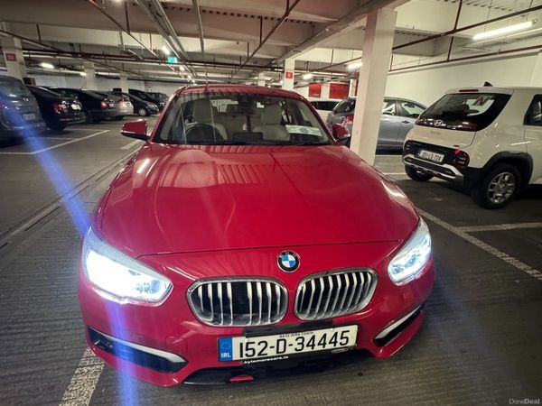 BMW 1-Series Hatchback, Petrol, 2015, Red