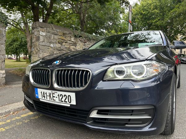 BMW 5-Series Saloon, Diesel, 2014, Blue