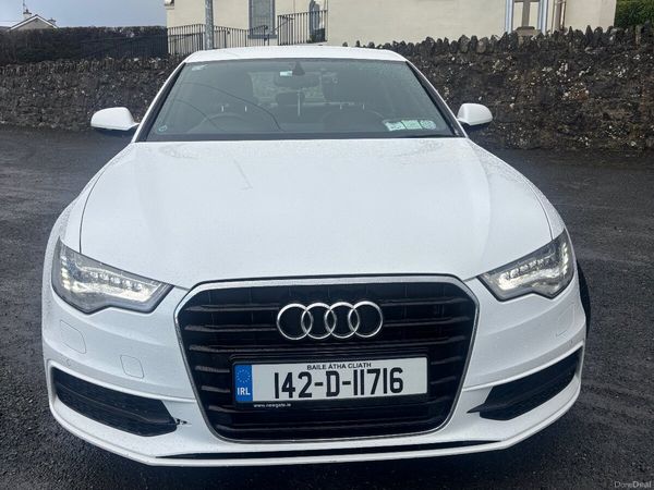 Audi A6 Saloon, Diesel, 2014, White