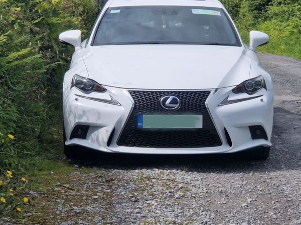 Lexus IS Saloon, Petrol Hybrid, 2014, White