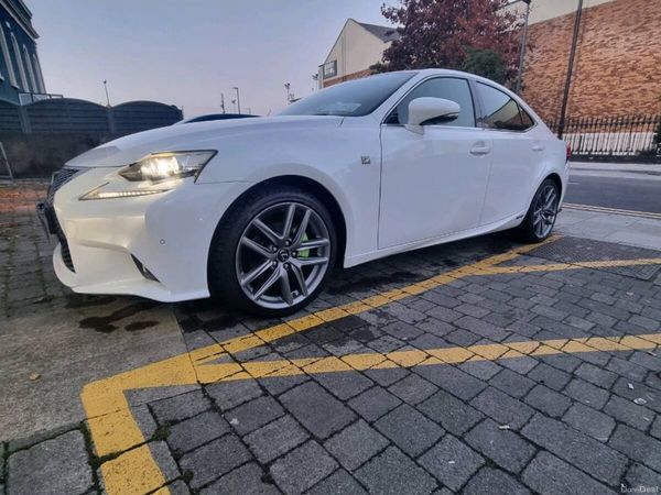 Lexus IS Saloon, Petrol Hybrid, 2013, White