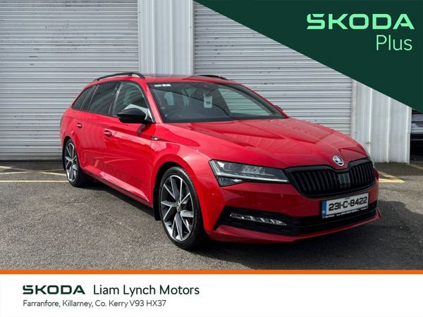Skoda Superb Estate, Diesel, 2023, Red