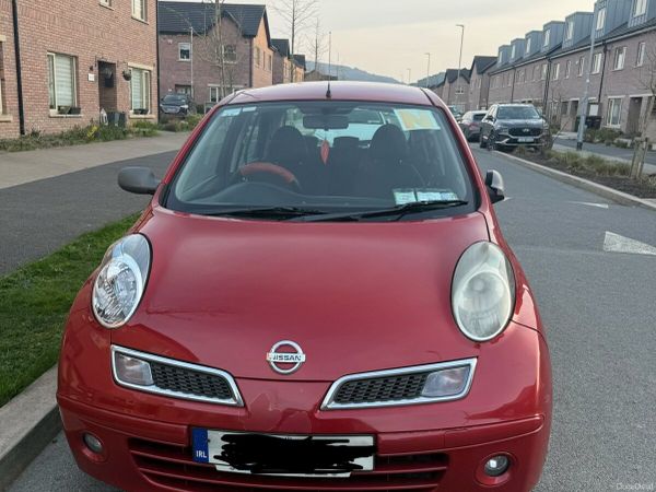 Nissan Micra Hatchback, Petrol, 2010, Red