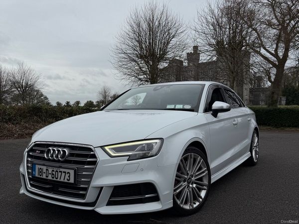 Audi S3 Saloon, Petrol, 2018, White